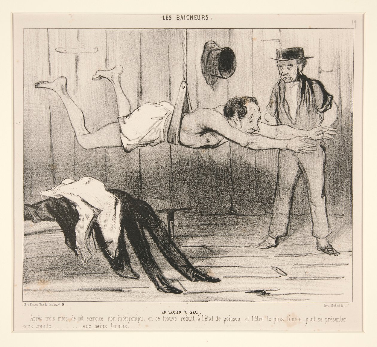 A lecke száraz volt. Három hónapos gyakorlat után alkotó: Honoré Daumier