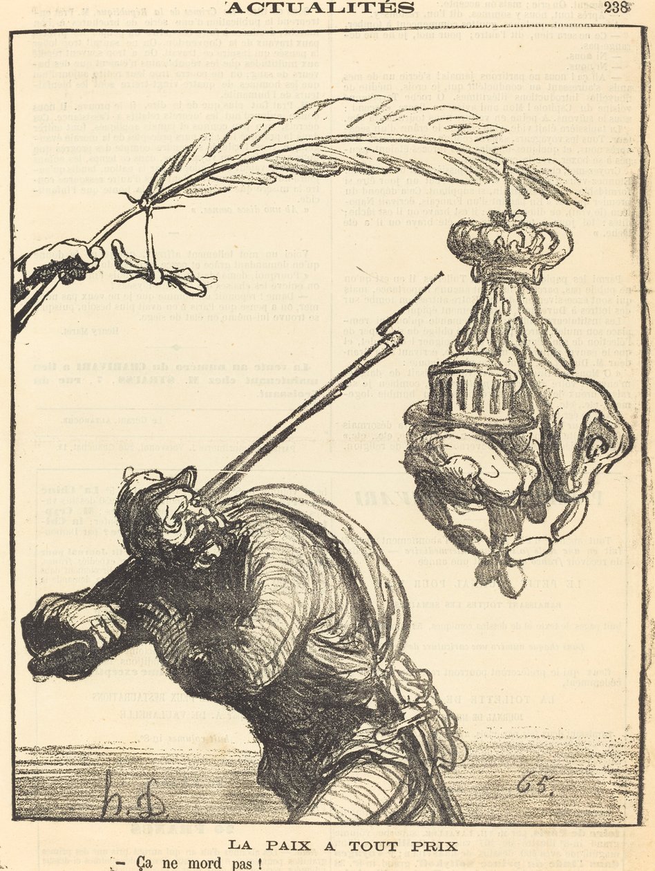 béke minden áron alkotó: Honoré Daumier