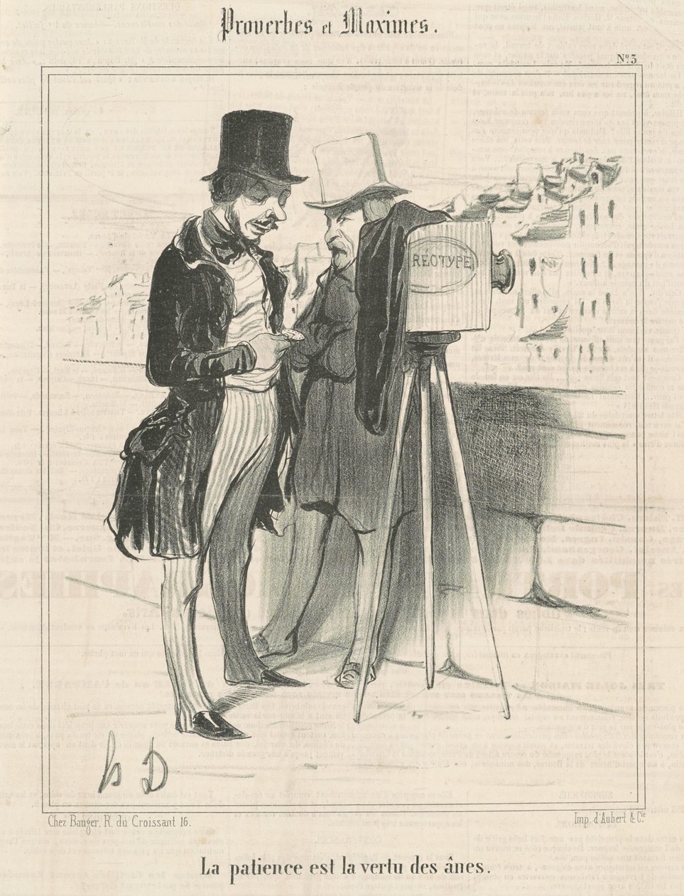 A türelem a szamarak erénye alkotó: Honoré Daumier