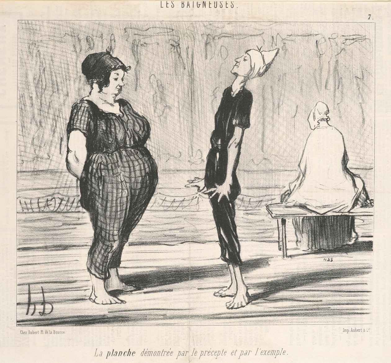 Az előírás által bemutatott tábla... alkotó: Honoré Daumier