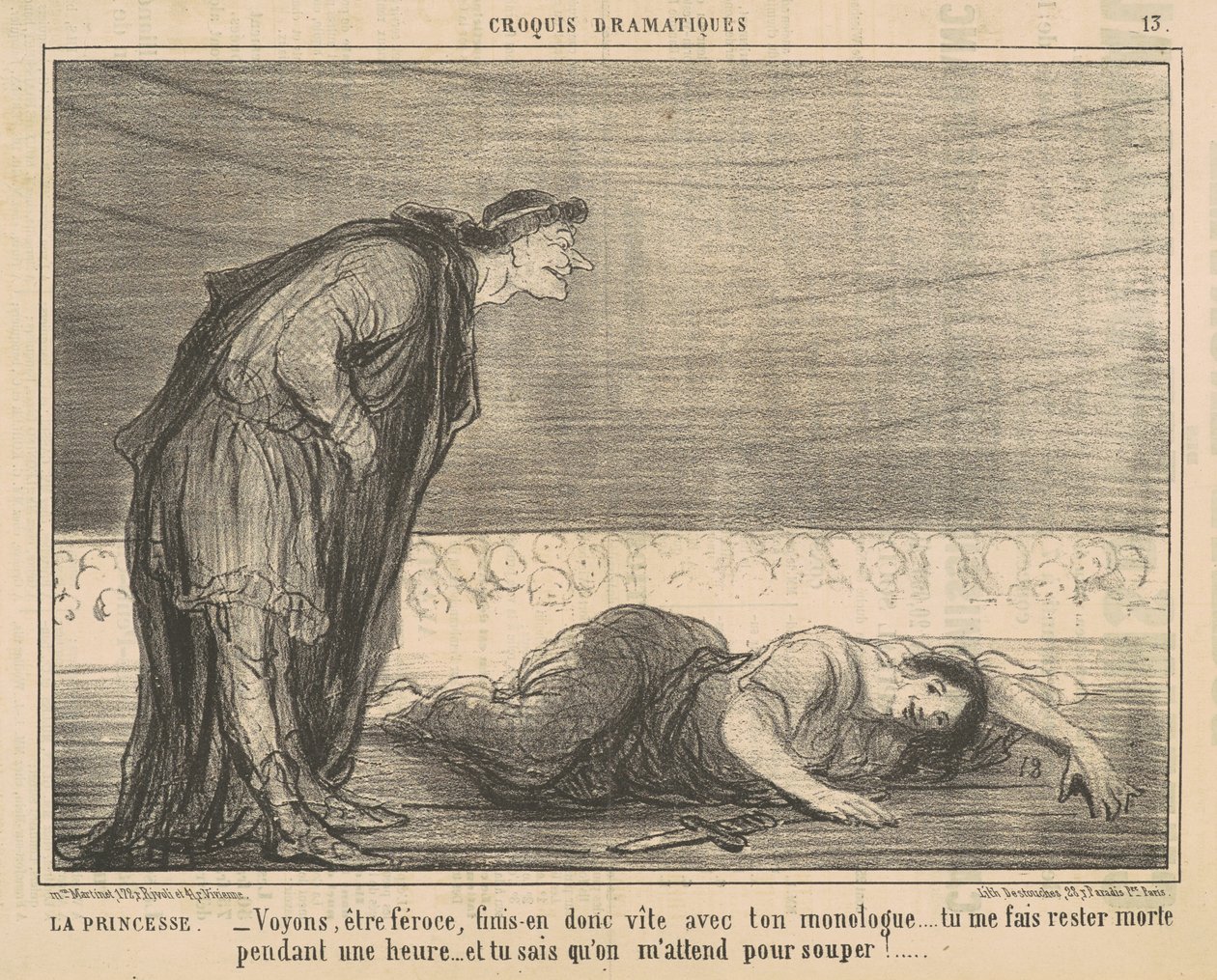 Hercegnő alkotó: Honoré Daumier