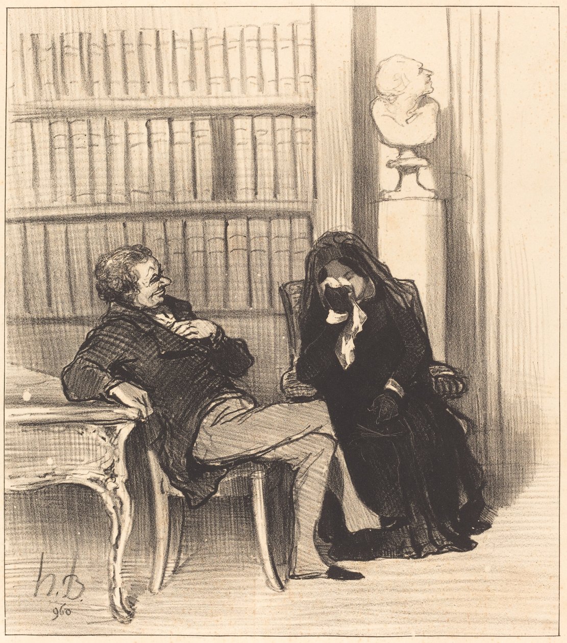 Az özvegy alkotó: Honoré Daumier