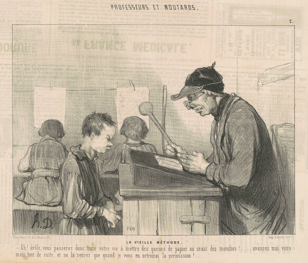 A régi módszer alkotó: Honoré Daumier