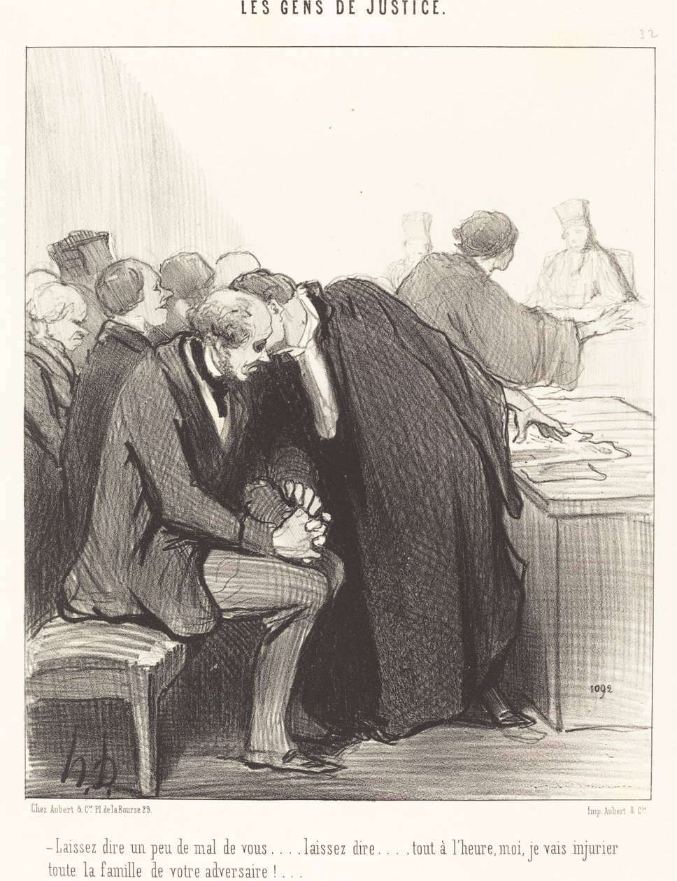 Mondjunk egy kicsit rosszat magadról... alkotó: Honoré Daumier