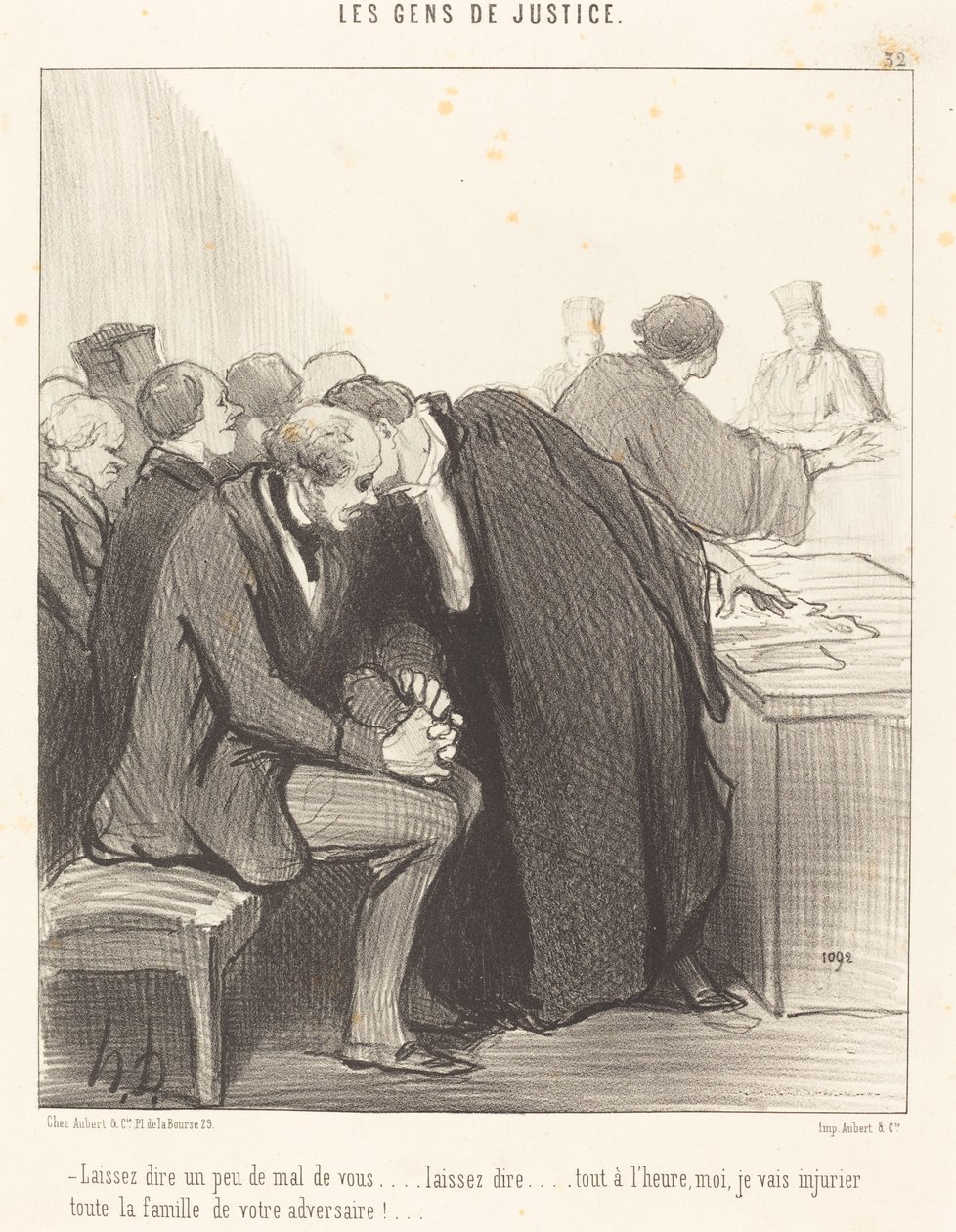 Mondjunk egy kicsit rosszat magadról... alkotó: Honoré Daumier