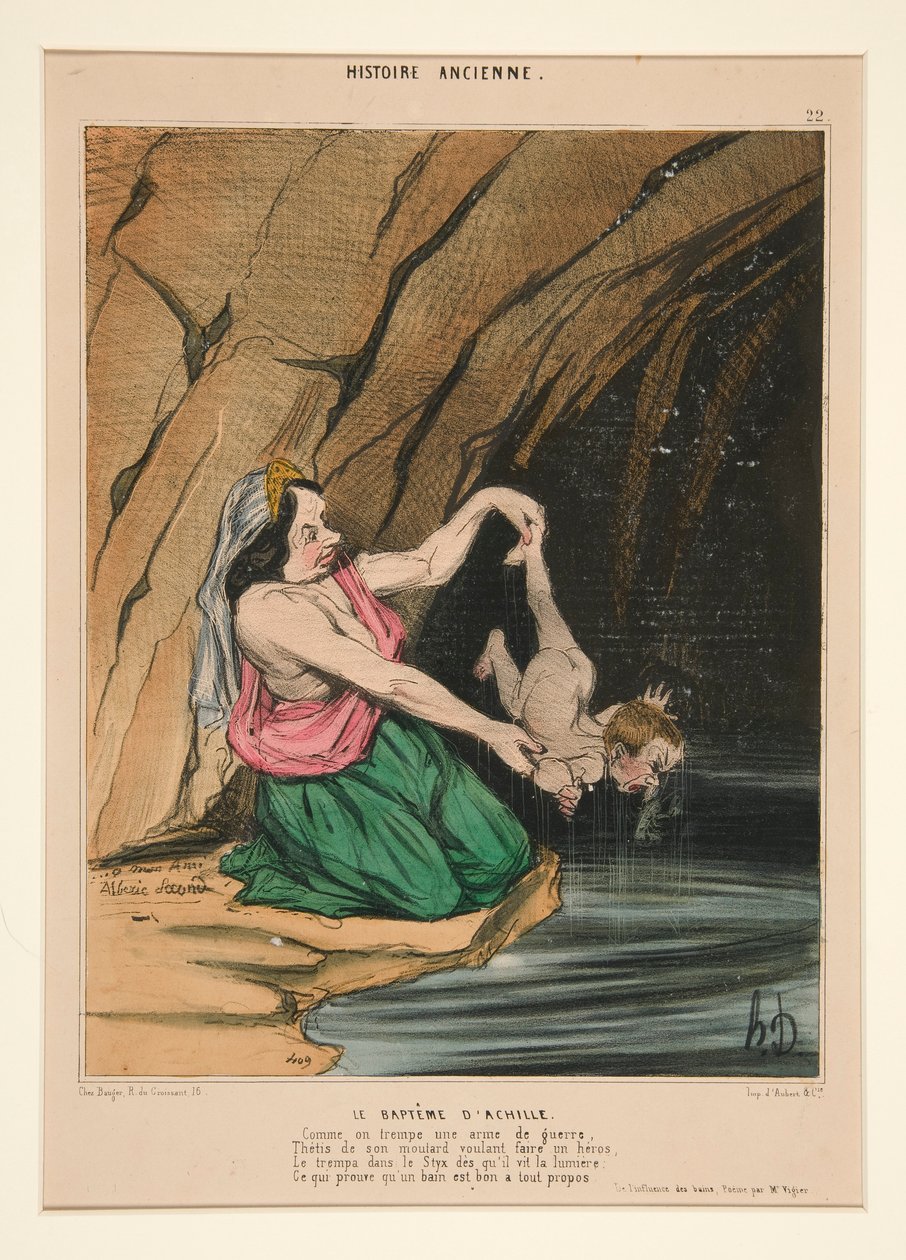 A keresztelése alkotó: Honoré Daumier