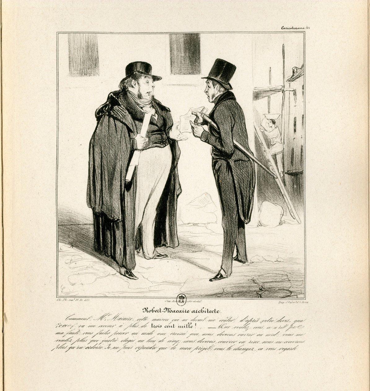 Le Charivari, Szatirikus fekete-fehérben alkotó: Honoré Daumier