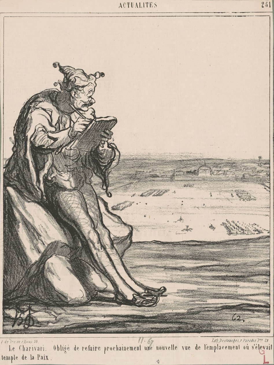 Le Charivari, kénytelen újragondolni...új nézetet alkotó: Honoré Daumier