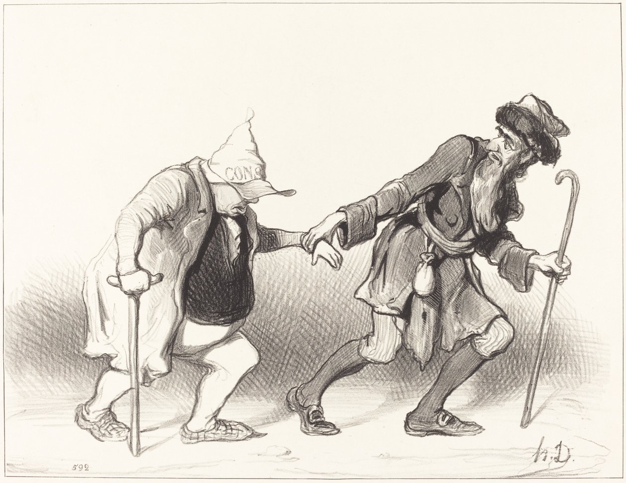 Az alkotmányos és a vándorzsidó alkotó: Honoré Daumier