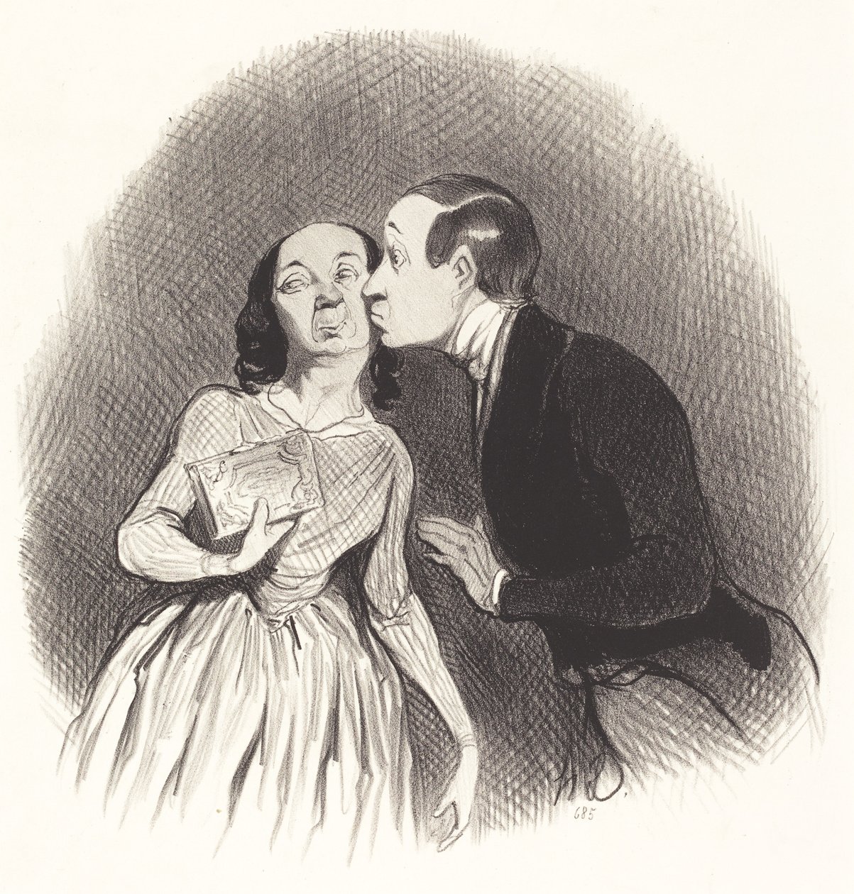 Új év napja alkotó: Honoré Daumier