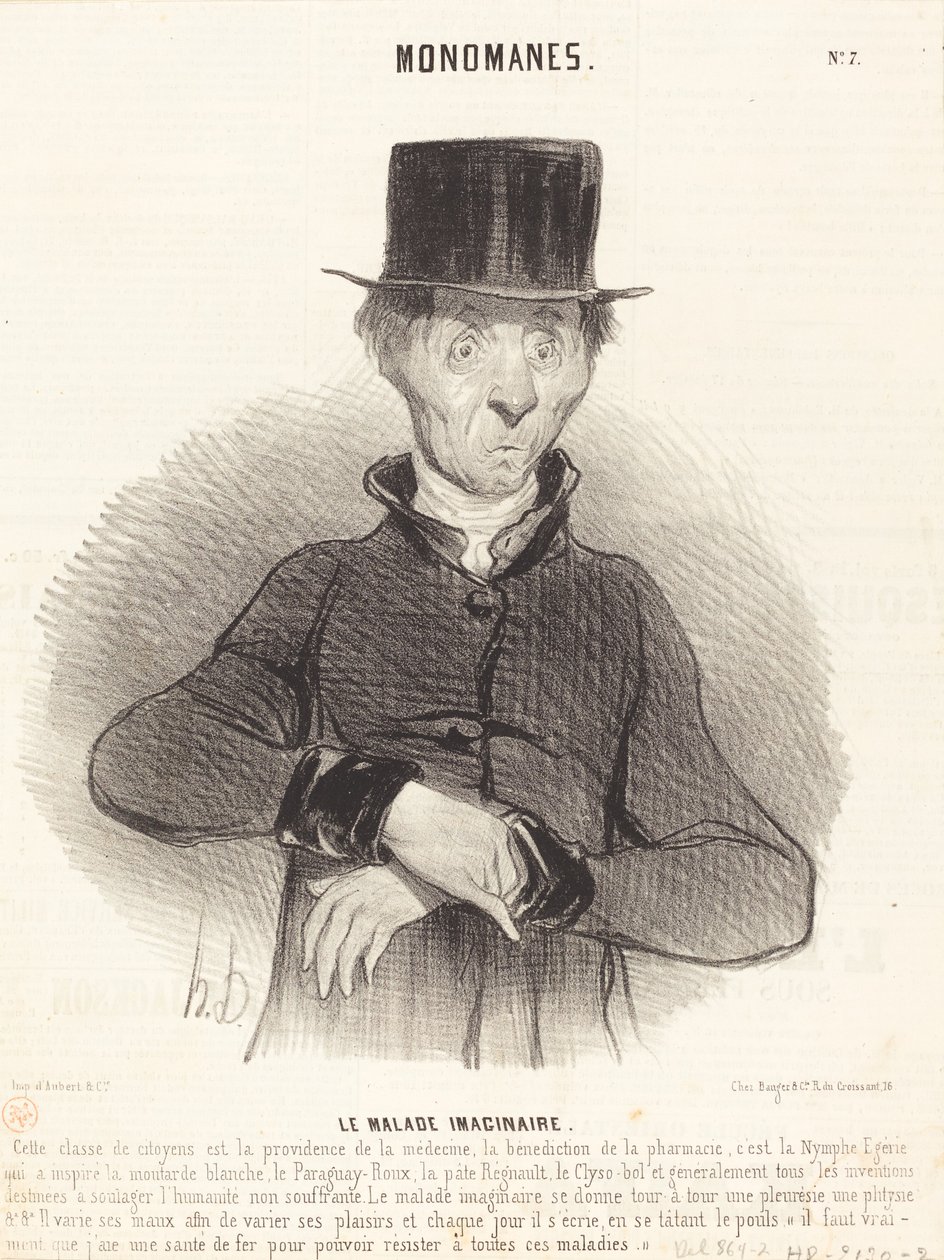 Képzelt beteg alkotó: Honoré Daumier