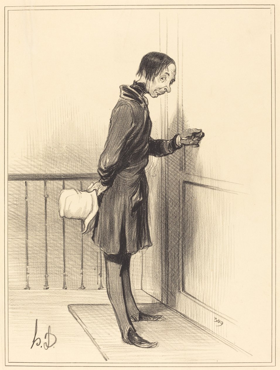 A koldus otthon alkotó: Honoré Daumier