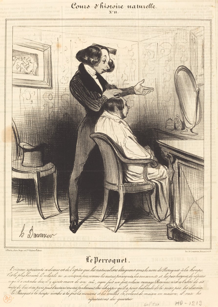 A papagáj alkotó: Honoré Daumier