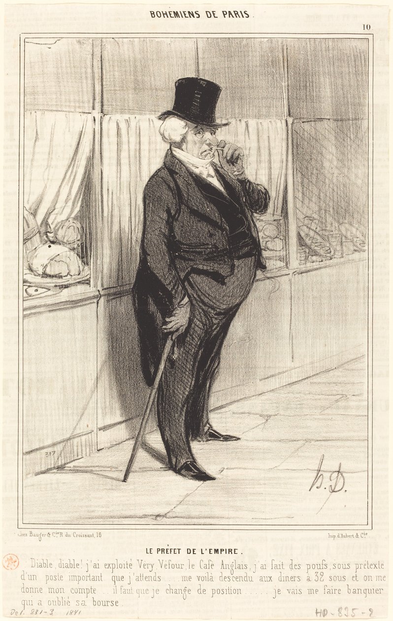 A Birodalom prefektusa alkotó: Honoré Daumier