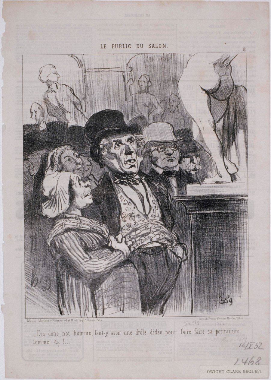 A szalon közönsége – Mondja, emberünk, muszáj alkotó: Honoré Daumier