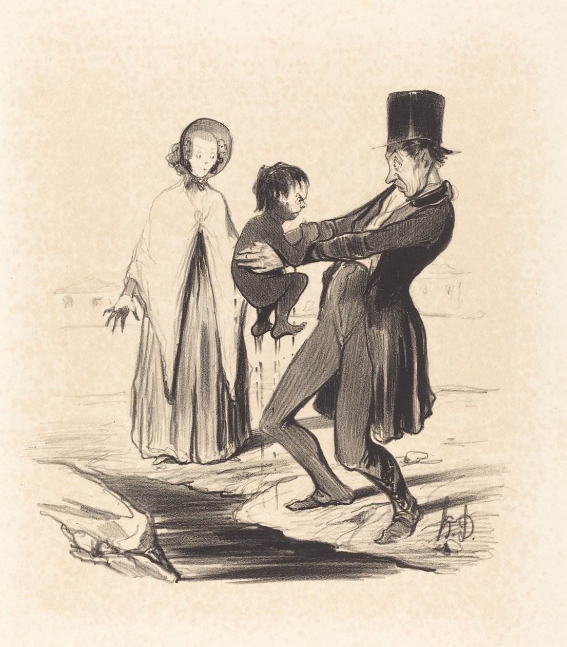 Grenelle kútja alkotó: Honoré Daumier