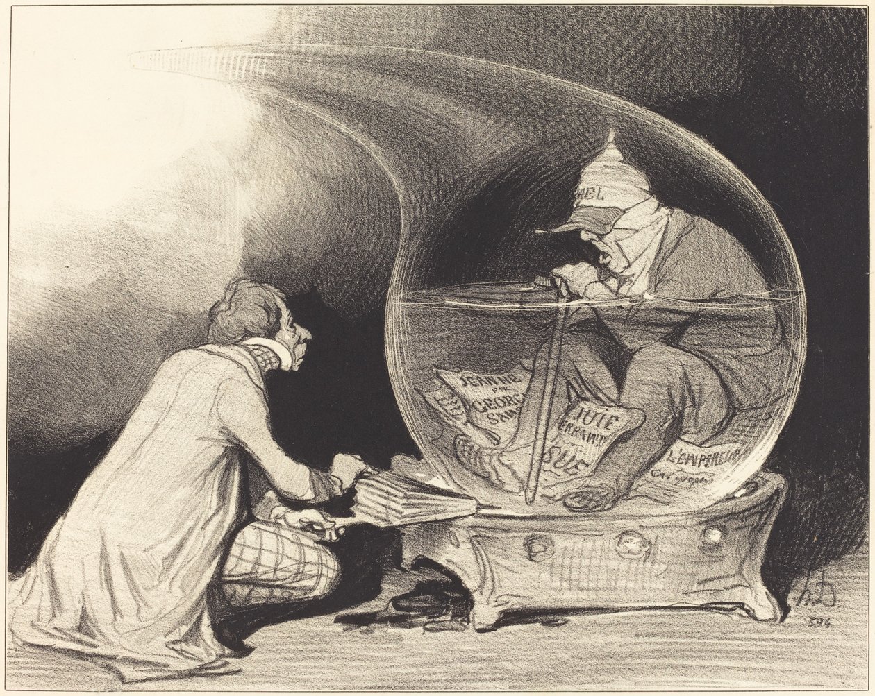 Az alkotmány fiatalítása alkotó: Honoré Daumier
