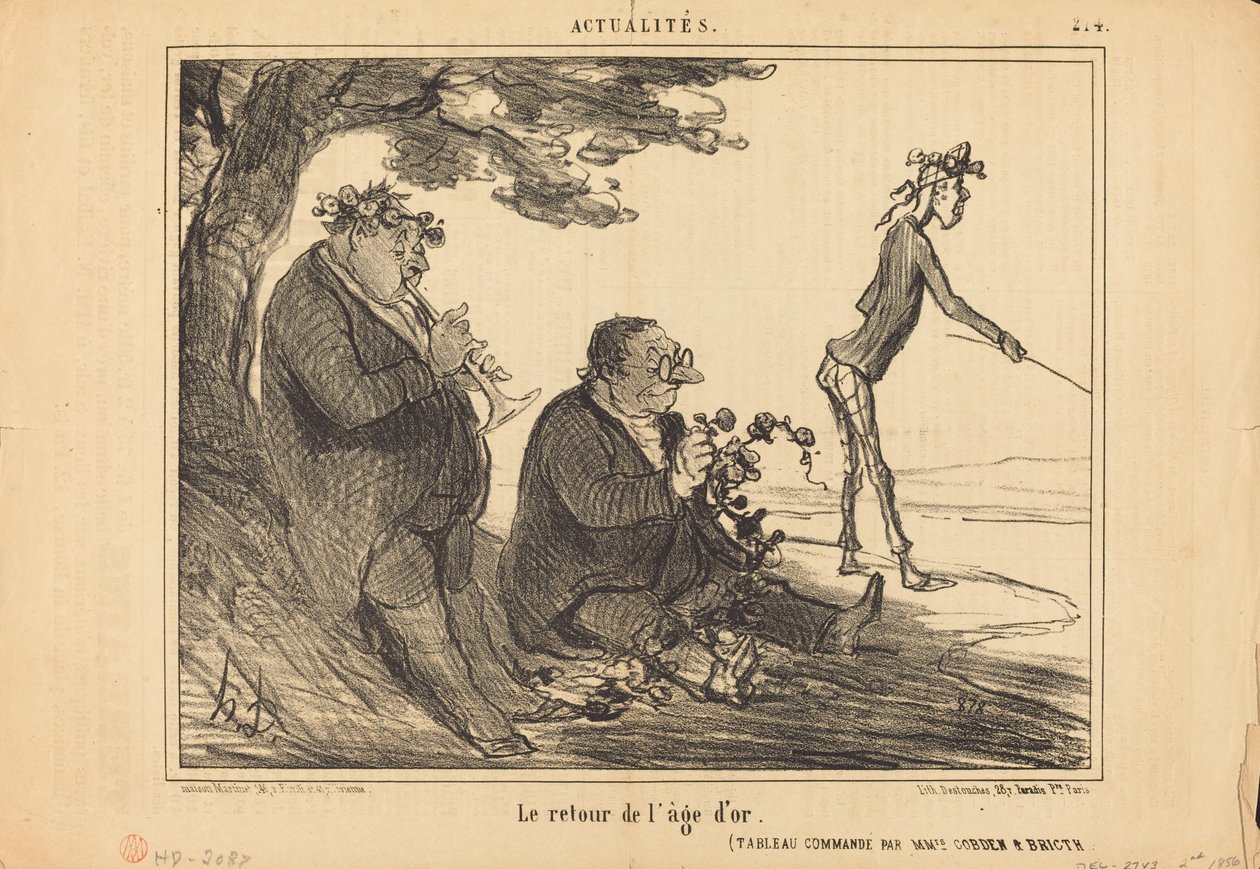 Az aranykor visszatérése alkotó: Honoré Daumier