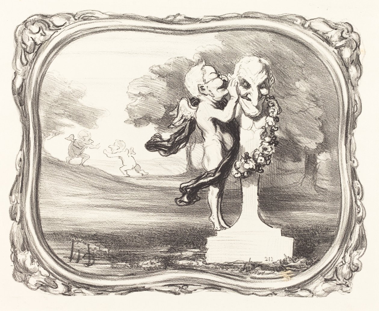 A Faun Istenre bízott titok alkotó: Honoré Daumier