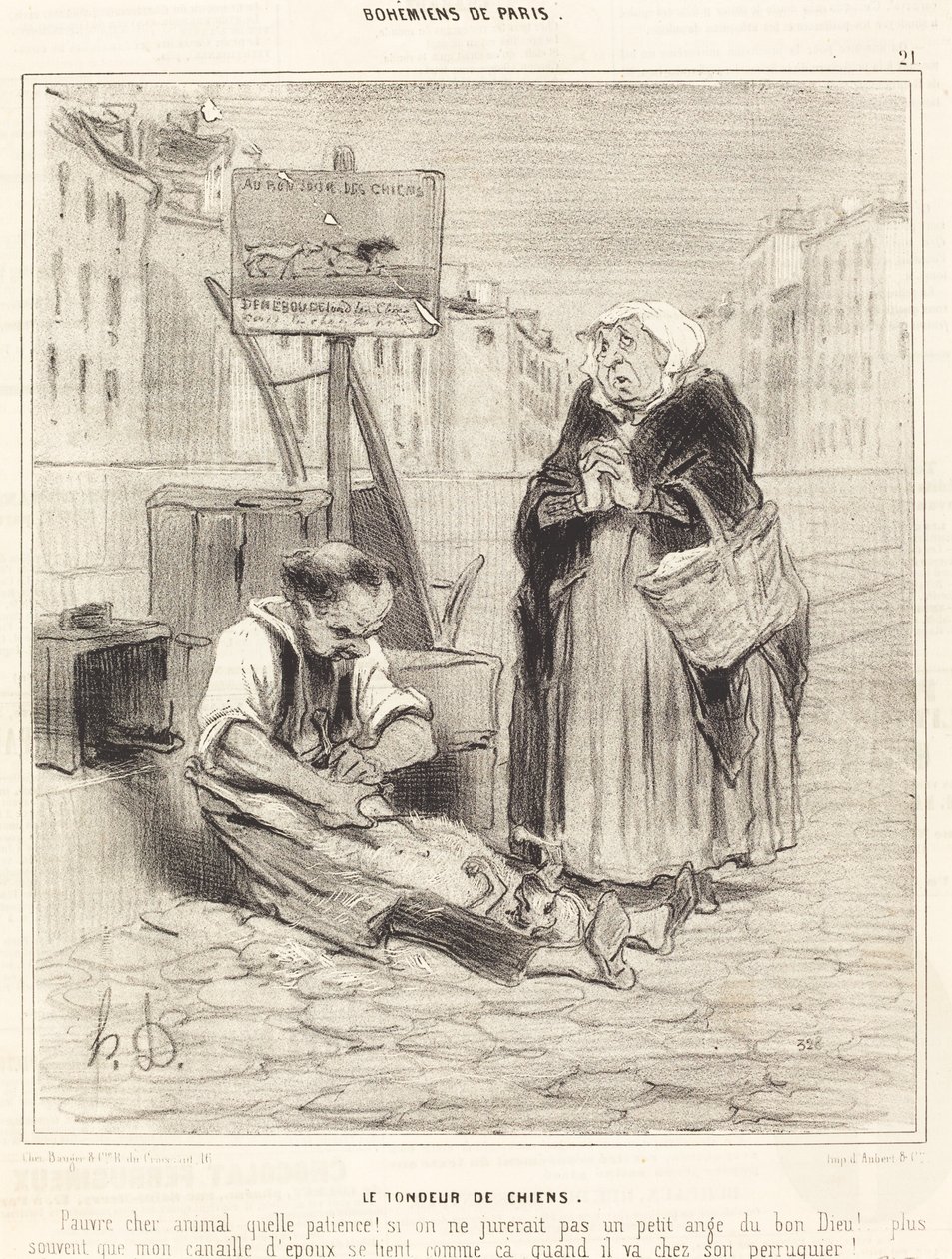 A Kutyanyíró alkotó: Honoré Daumier