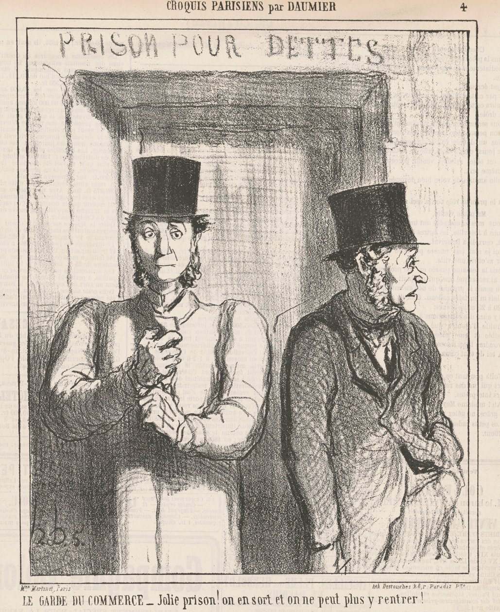A kereskedelmi őr alkotó: Honoré Daumier