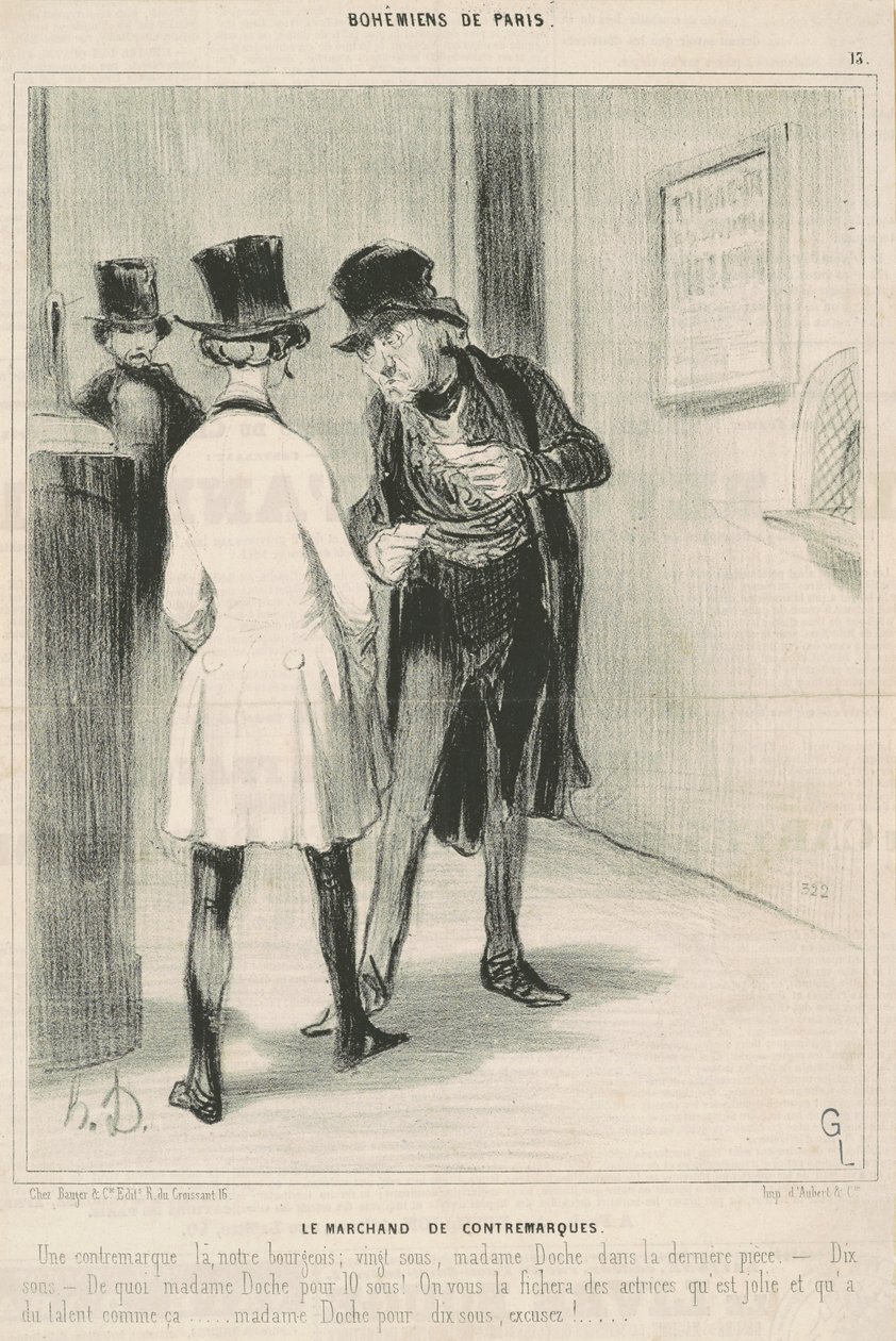 Az ellenjegykereskedő alkotó: Honoré Daumier