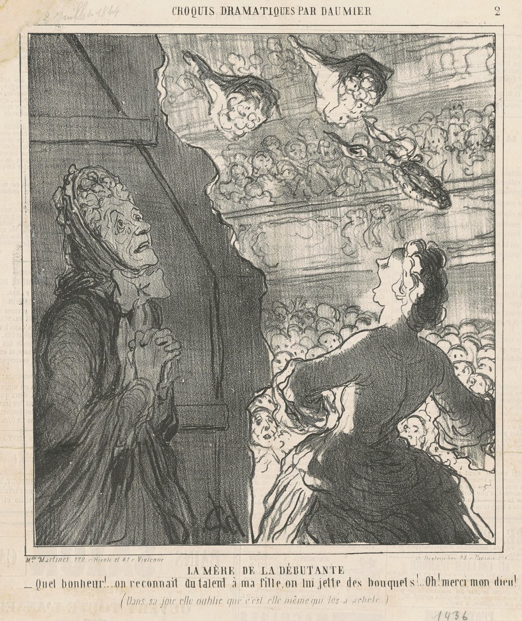 A kezdő anyukája alkotó: Honoré Daumier