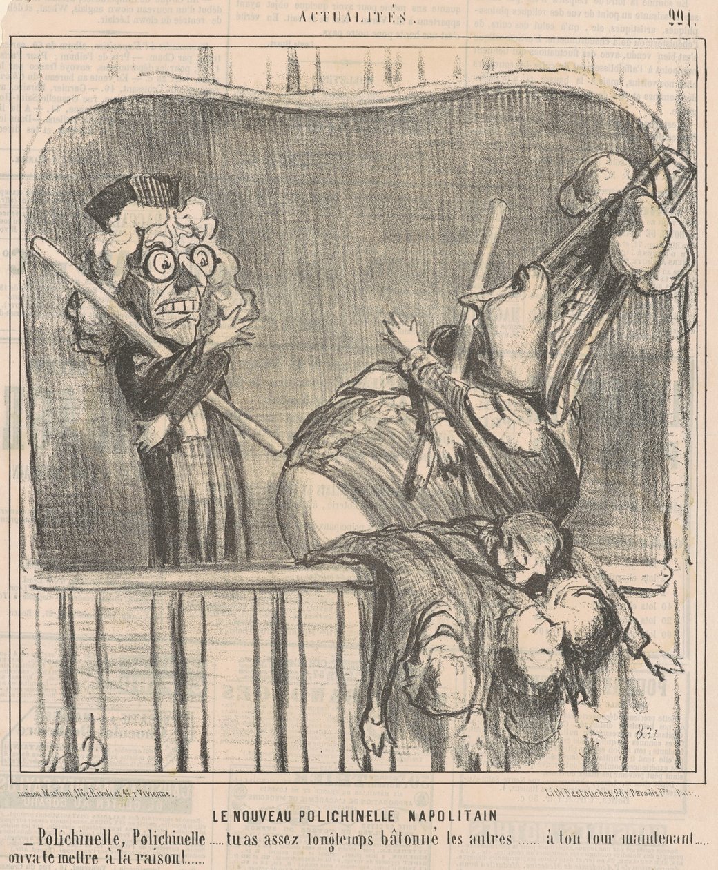 Az új nápolyi báb alkotó: Honoré Daumier