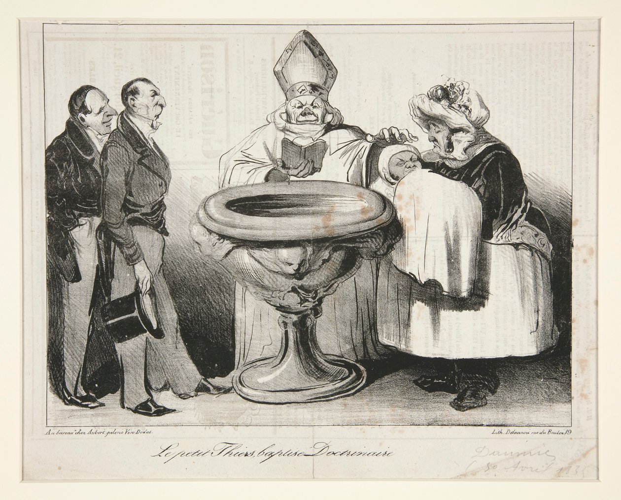 Kis Thiers, megkeresztelkedett? Doctrinaire (Young Thiers alkotó: Honoré Daumier