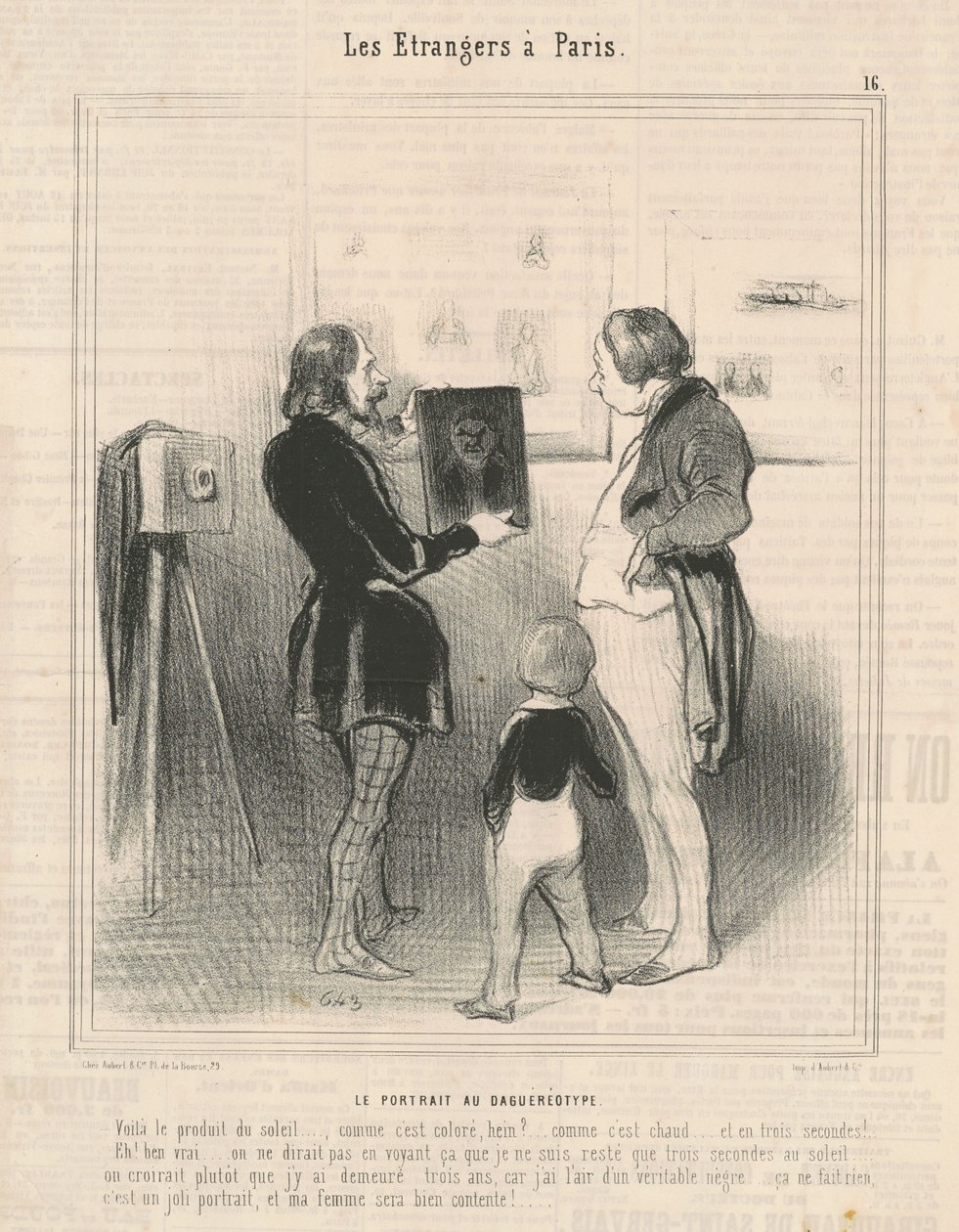 A dagerotípia portré alkotó: Honoré Daumier