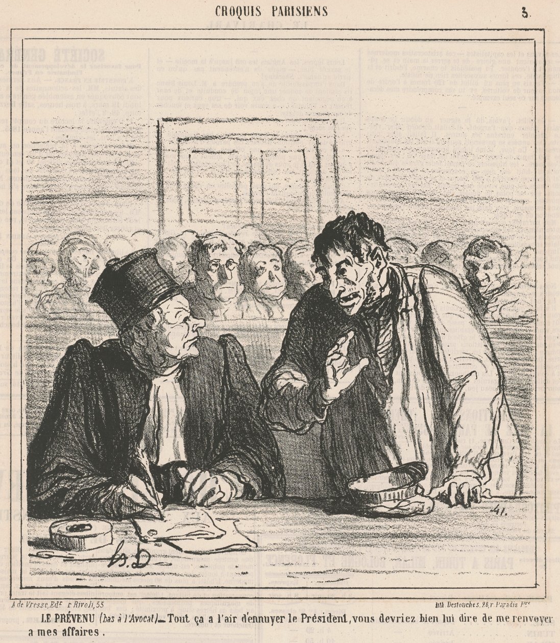 A vádlott alkotó: Honoré Daumier
