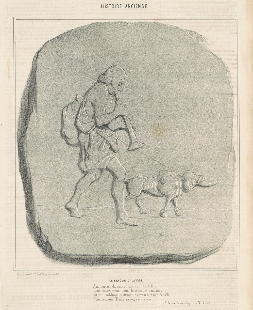 Odüsszeusz visszatérése alkotó: Honoré Daumier