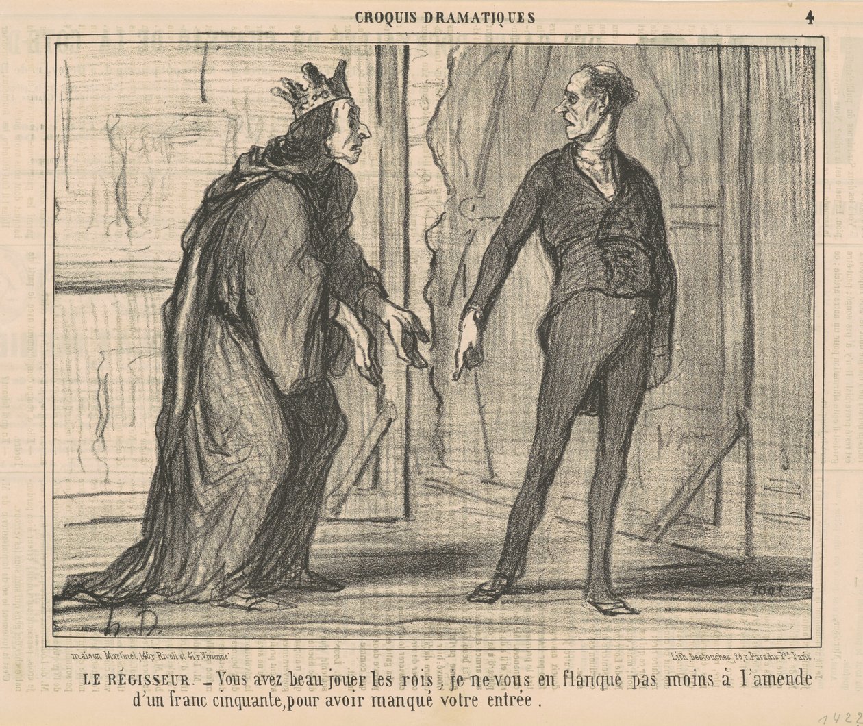 A színpadvezető alkotó: Honoré Daumier