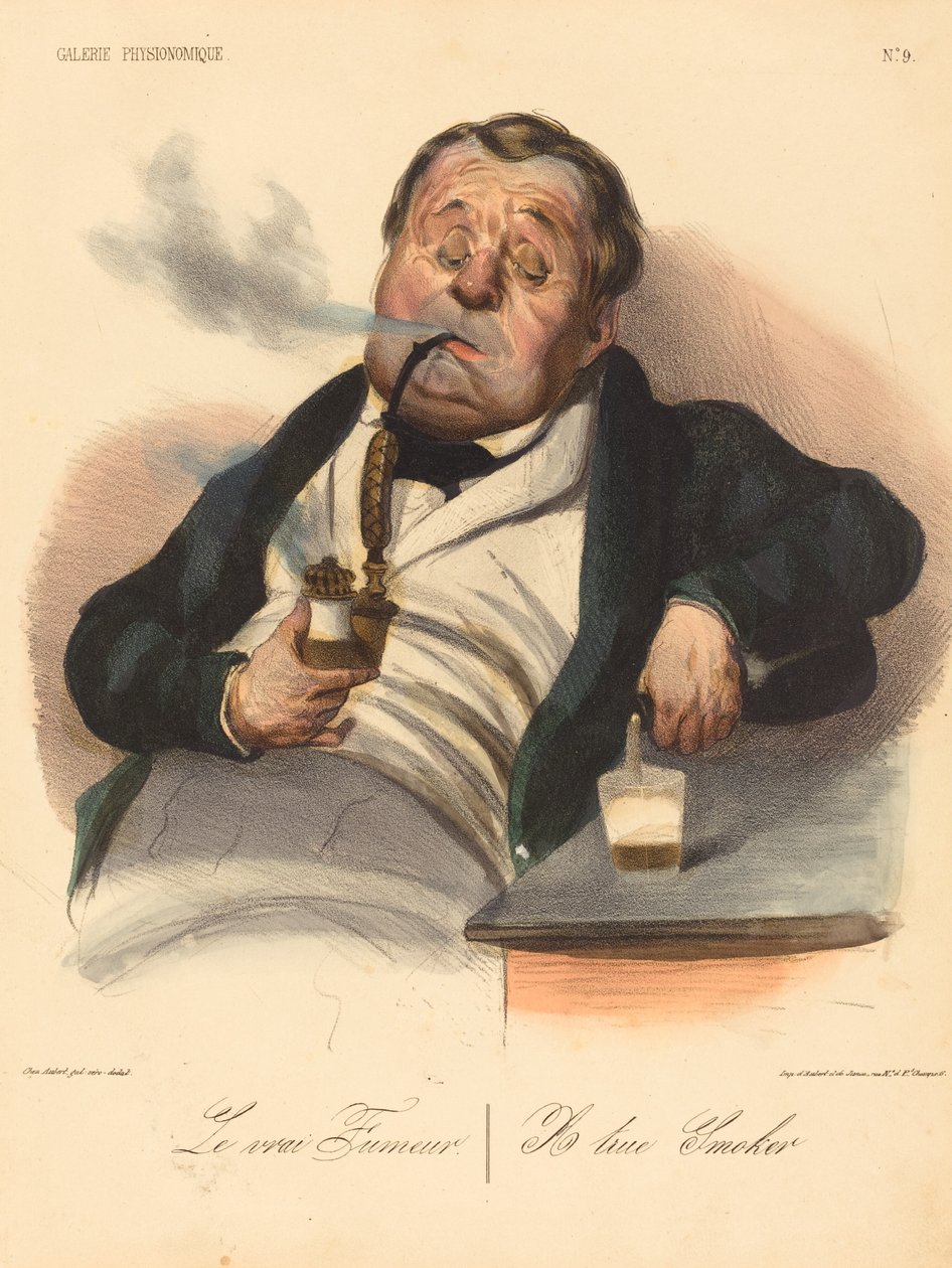 Az igazi dohányos alkotó: Honoré Daumier
