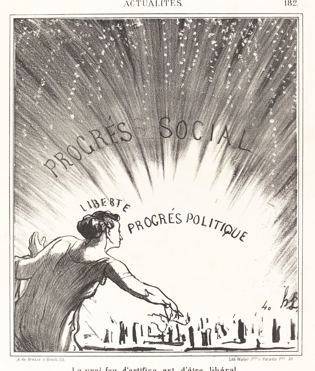 Az igazi tűzijáték liberálisnak lenni alkotó: Honoré Daumier
