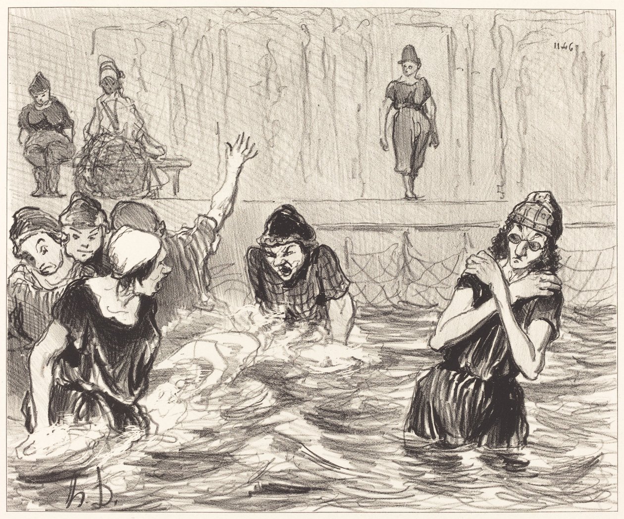 Kezeslábas alkotó: Honoré Daumier