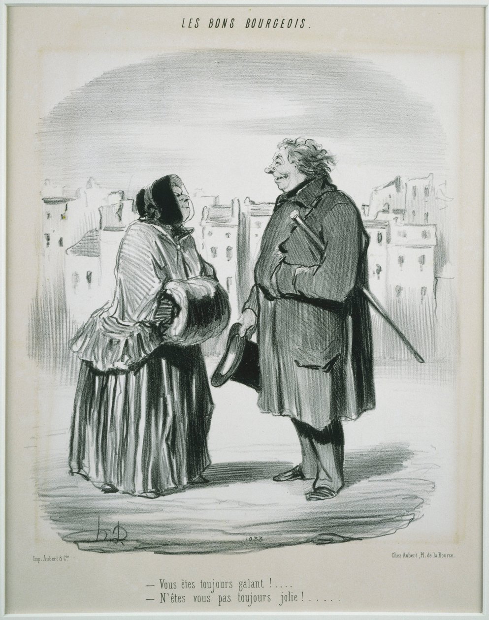 Les Bons Bourgeois – Mindig gáláns vagy! alkotó: Honoré Daumier