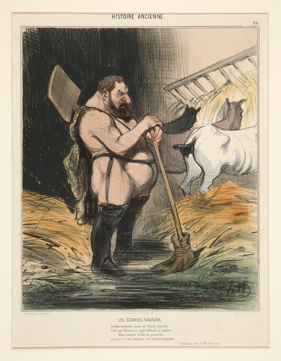 Az istálló D alkotó: Honoré Daumier