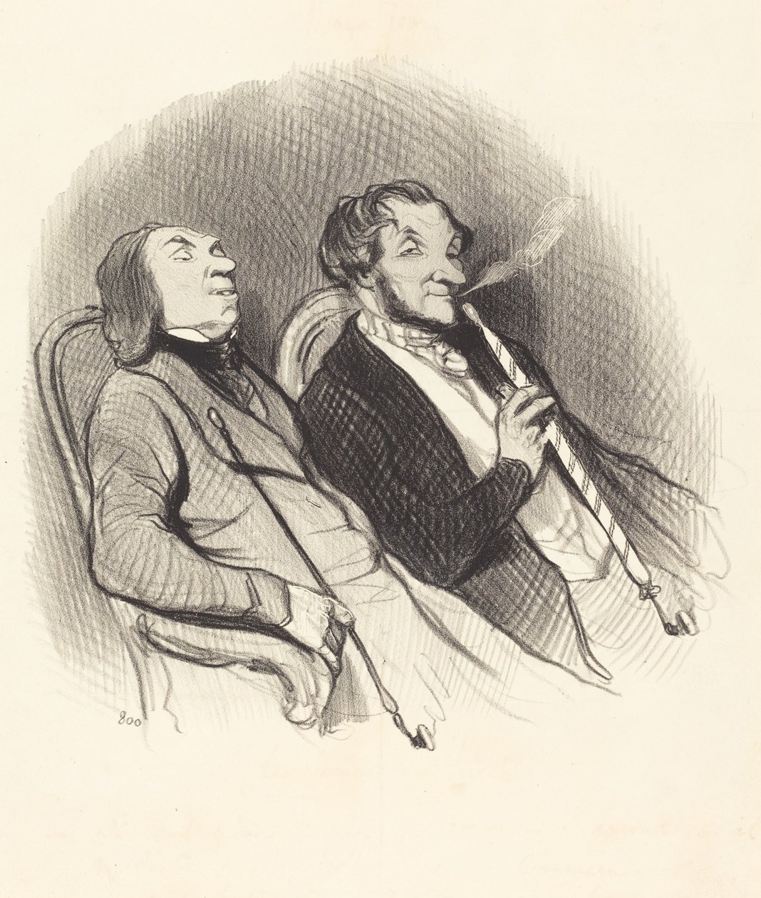 A Hadchidák dohányzói alkotó: Honoré Daumier