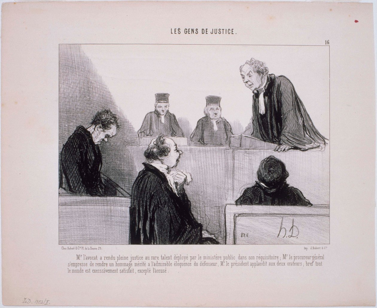 Az Igazságosság Népe – Mr. The Advocate teljes igazságot szolgáltatott alkotó: Honoré Daumier