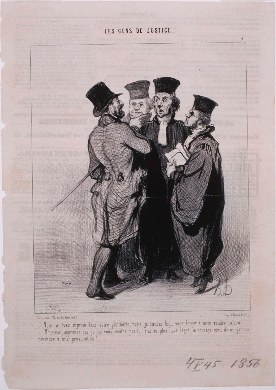 Az Igazságosság Népe – Ön megsértett a beadványaiban alkotó: Honoré Daumier