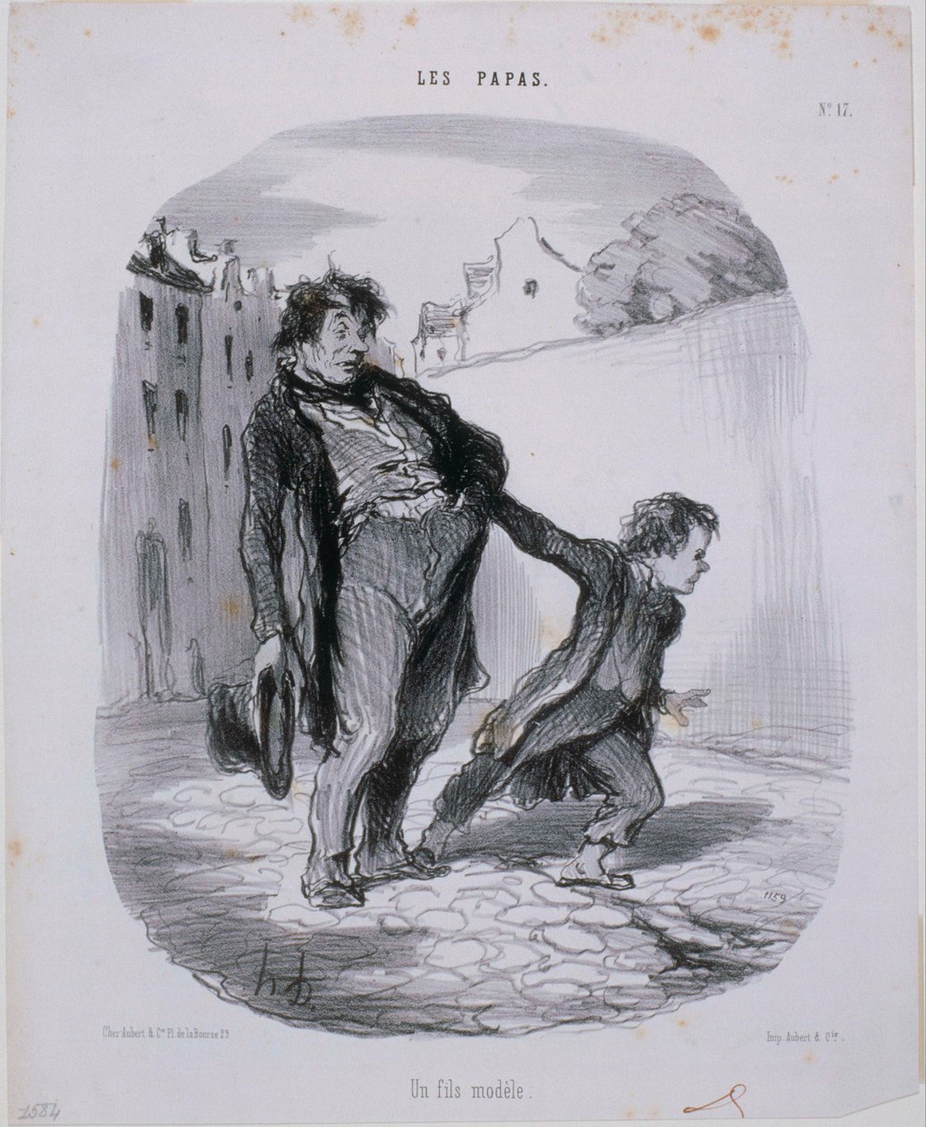 Les Papas: Egy mintafiú alkotó: Honoré Daumier