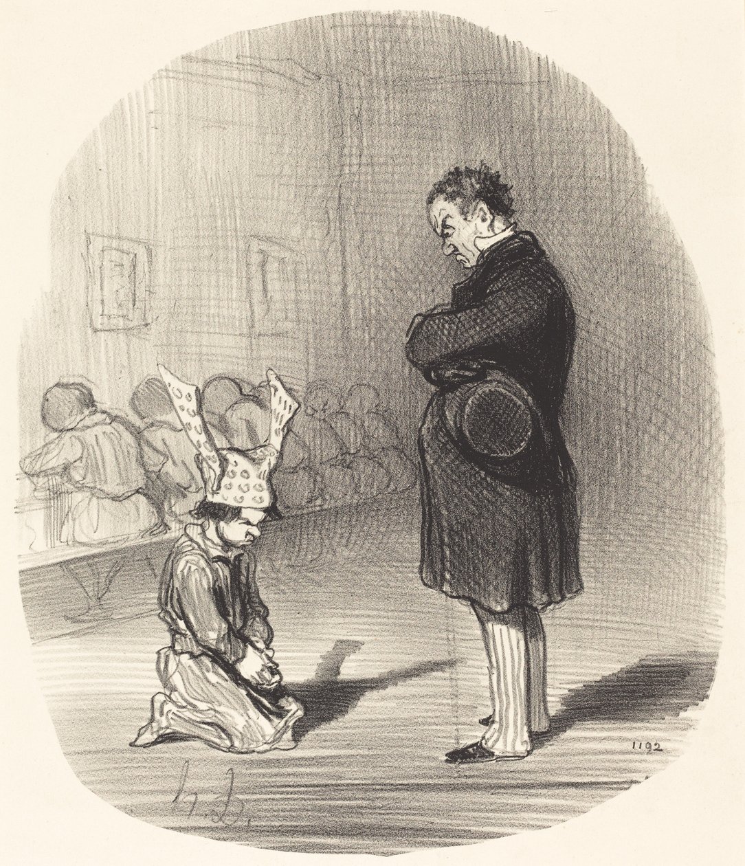 A felkelés következményei alkotó: Honoré Daumier