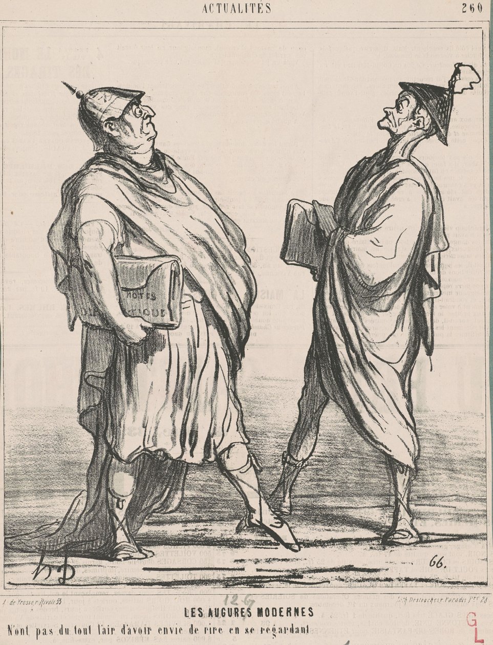 Modern jóslatok... alkotó: Honoré Daumier