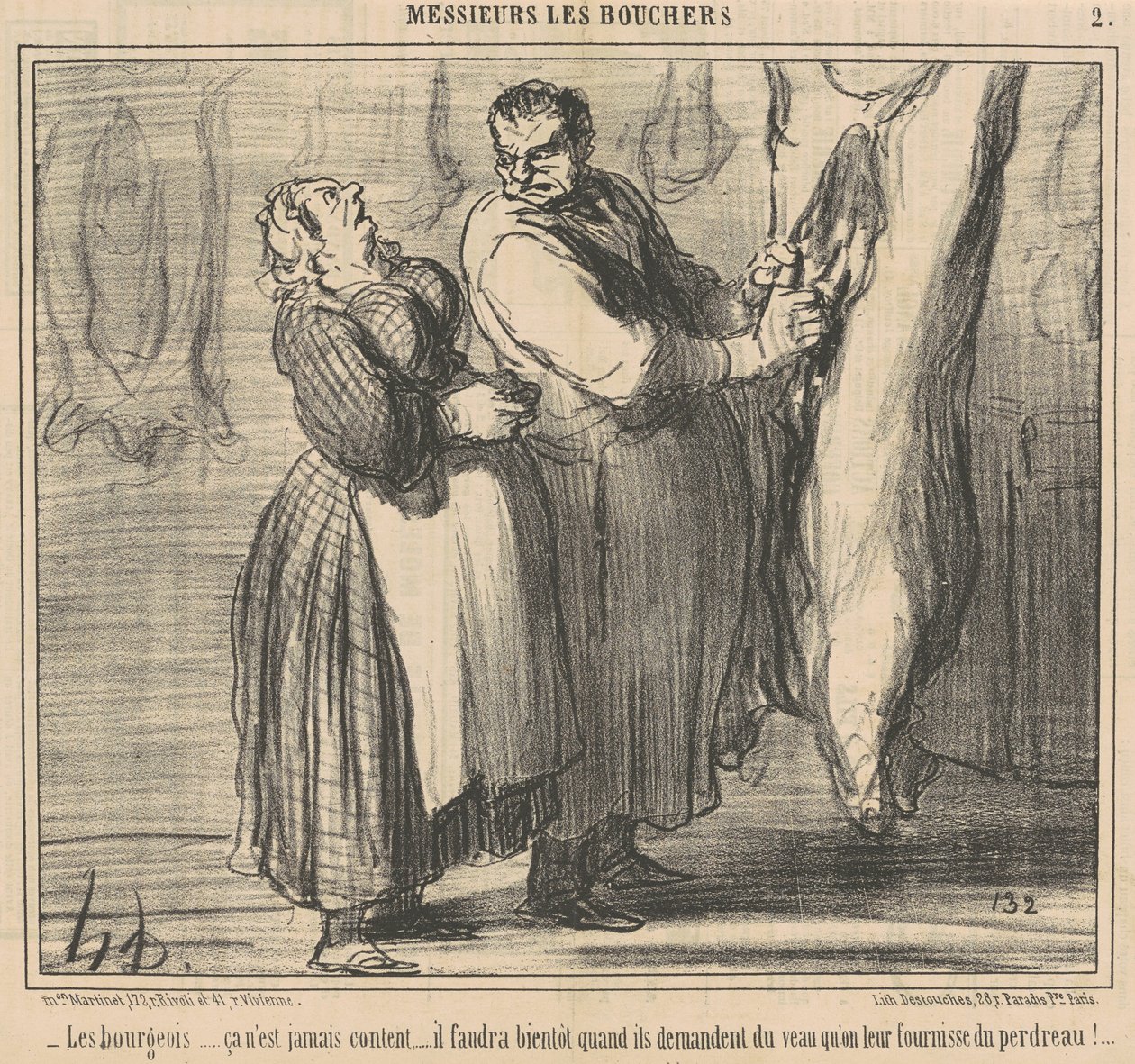 A burzsoá... alkotó: Honoré Daumier
