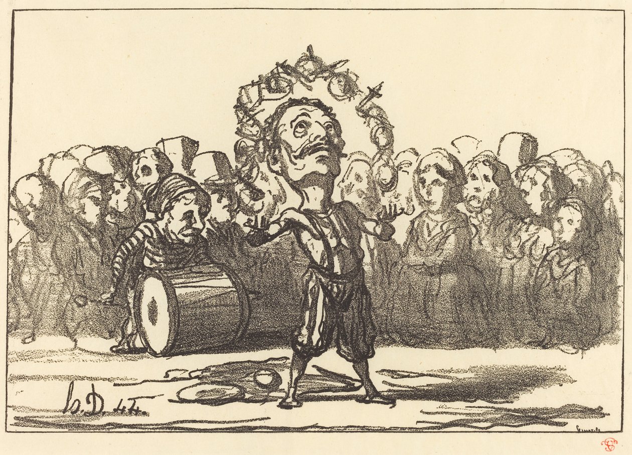 A hegyi partok alkotó: Honoré Daumier