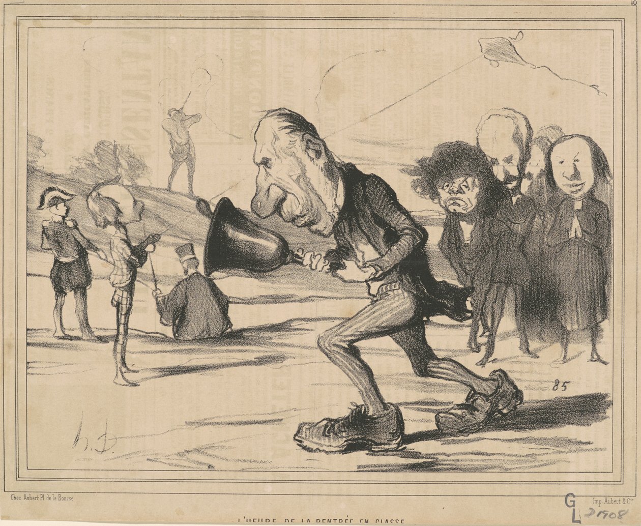 Vissza az iskolai időre alkotó: Honoré Daumier
