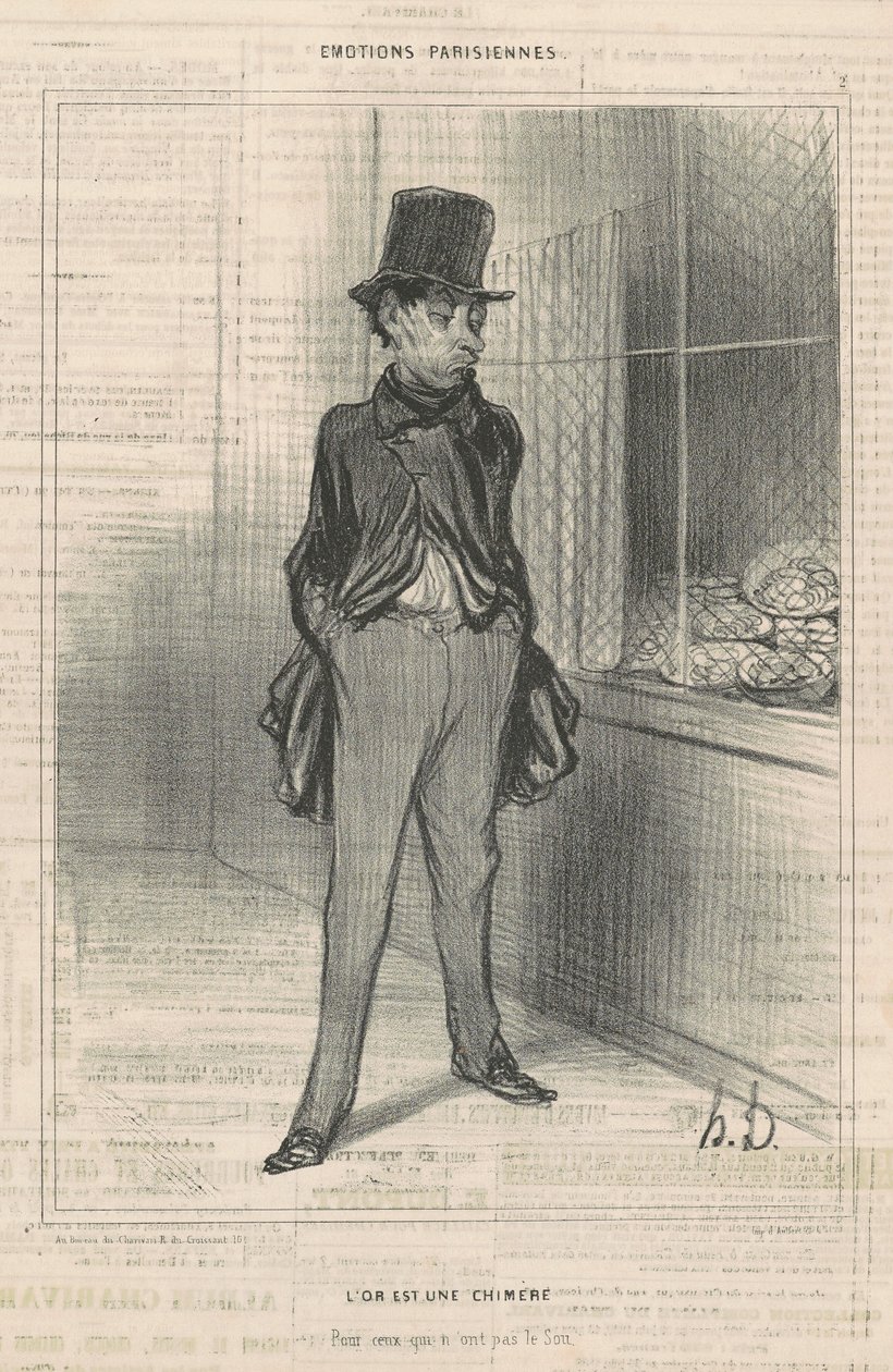 Az arany egy kiméra alkotó: Honoré Daumier