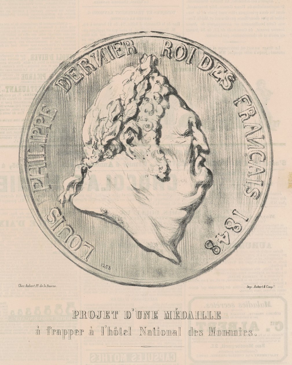 Lajos Fülöp, a franciák utolsó királya alkotó: Honoré Daumier