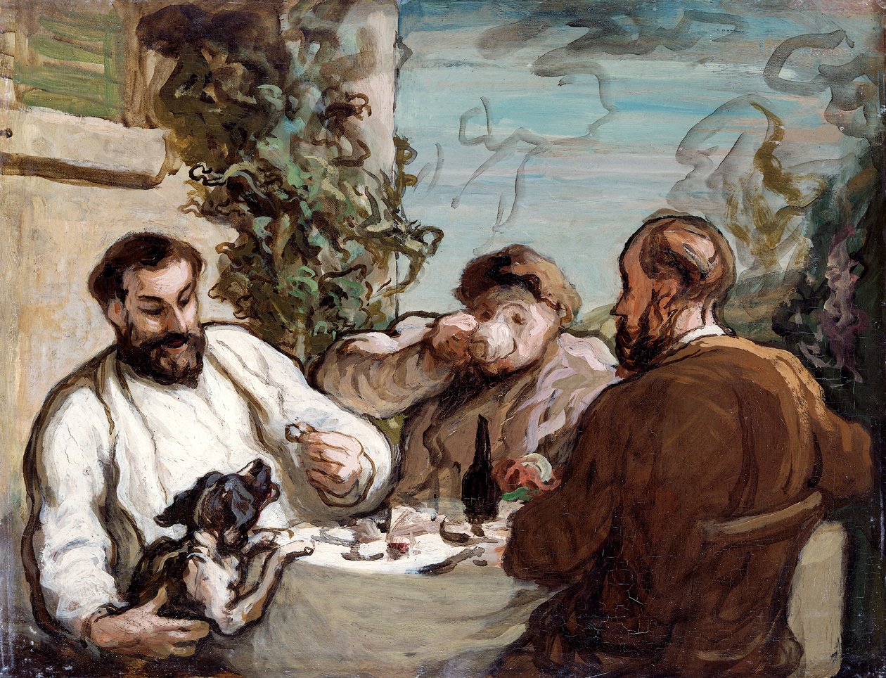 „Ebéd az országban”, 1868 alkotó: Honoré Daumier